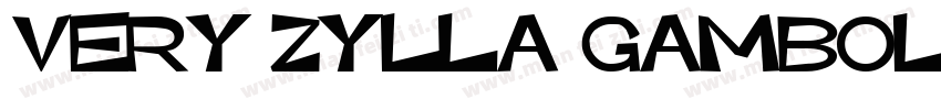 VERY ZYLLA GAMBOL字体转换